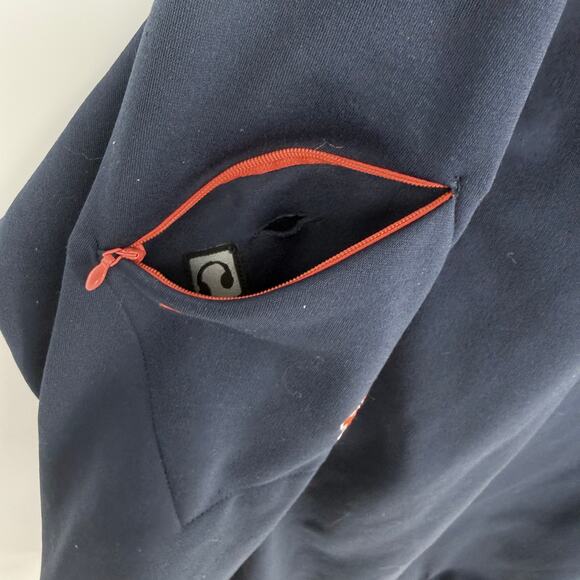 Nike Auburn Hoodie Size XL Men's Navy Felt Lettering Y2K - Picture 6 of 9